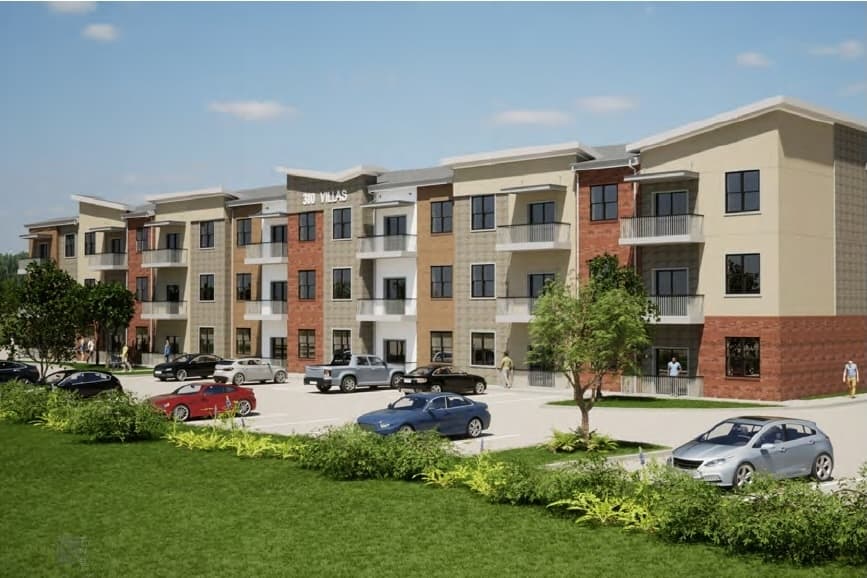 The 380 Villas are expected to be completed in spring 2024. (Renderings courtesy Sphinx Development)