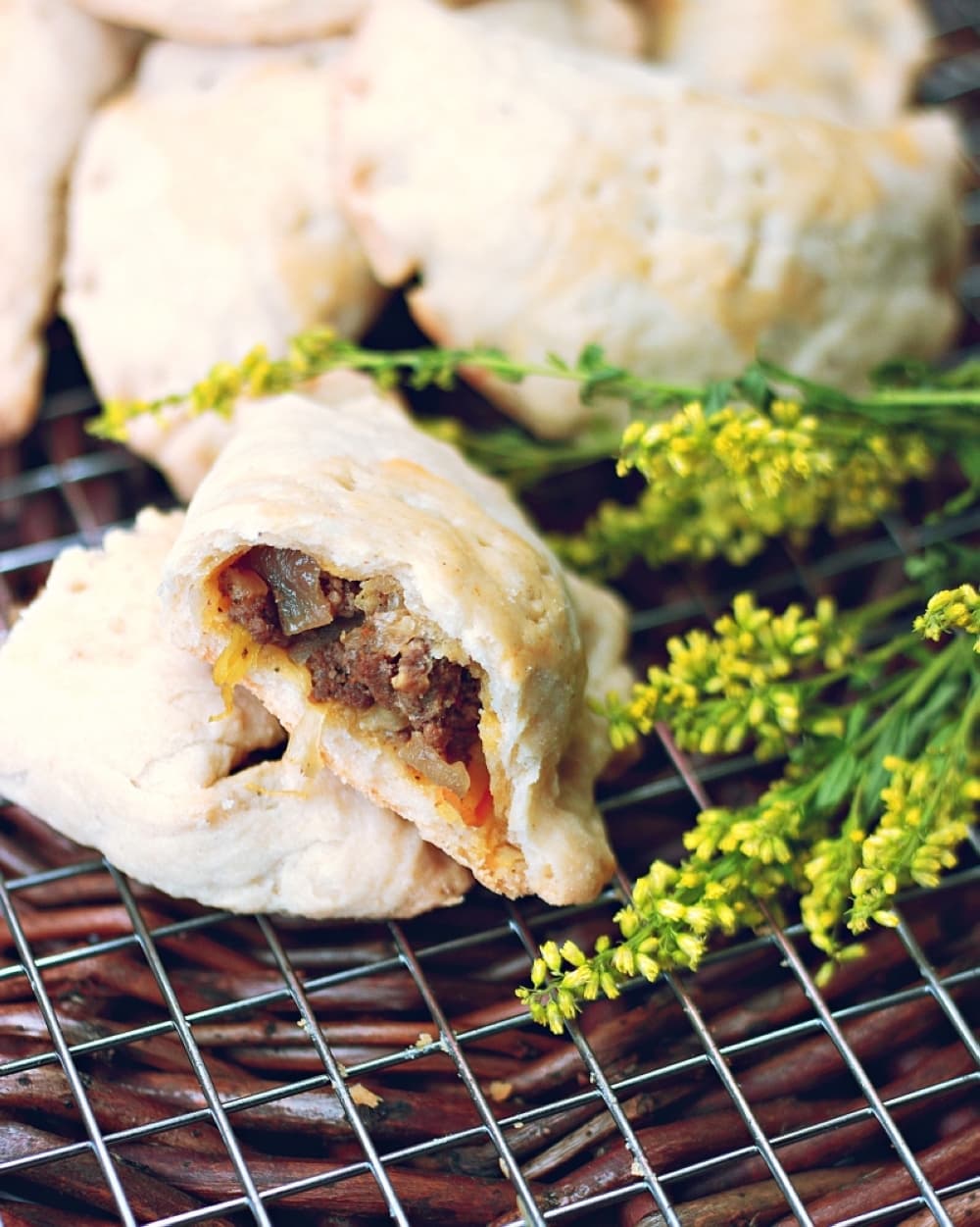 The Wagyu beef pie has flaky and crisp dough on the outside and seasoned beef on the inside, accompanied with a side of house sauce. (Courtesy Kess Kravings)