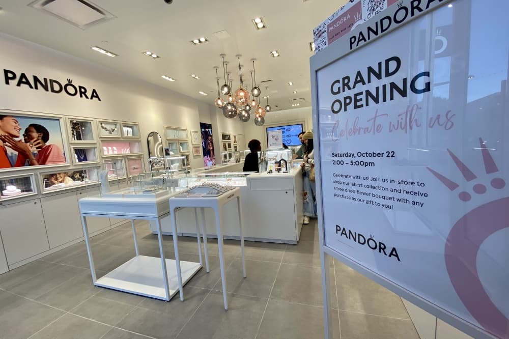 Inside a store.