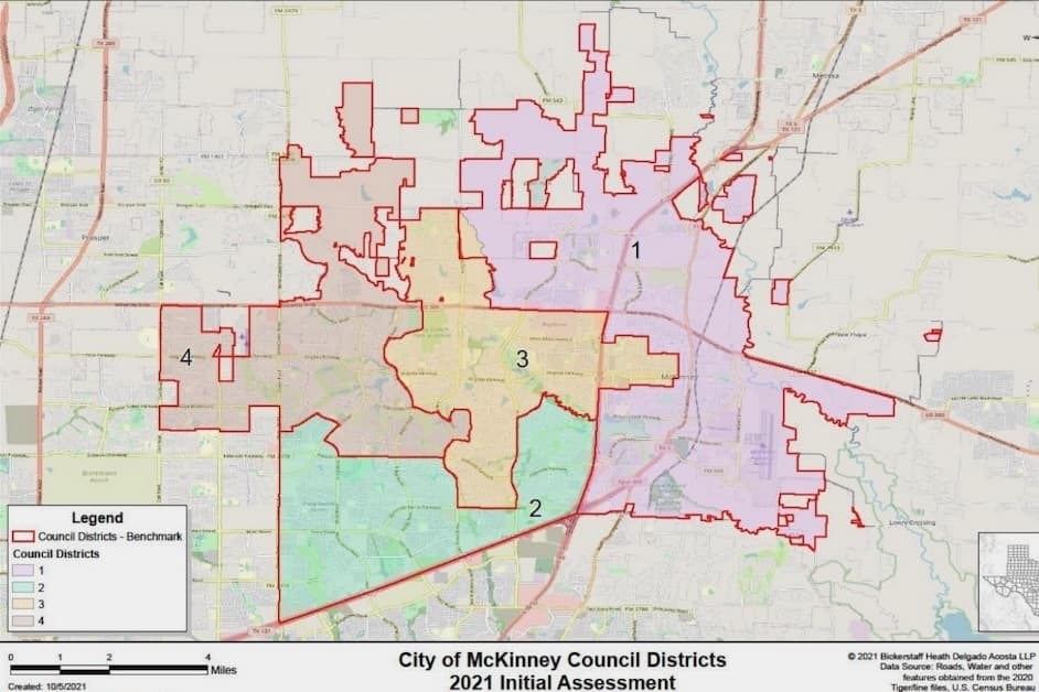 City Council redistricting talks continue in McKinney
