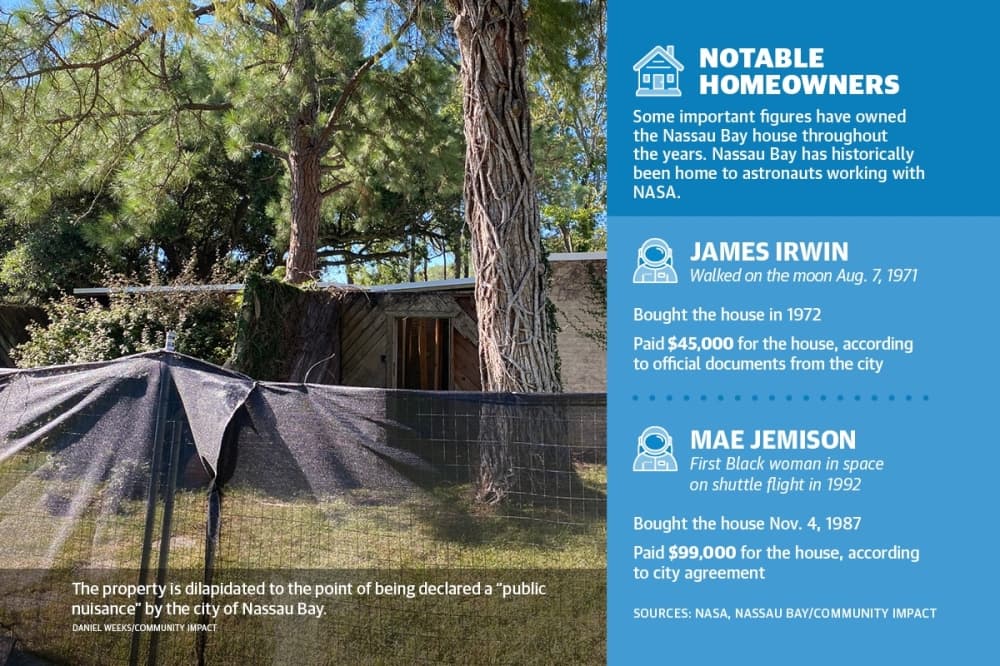 Nassau Bay calls for repairs or demolition of dilapidated house with rich NASA history