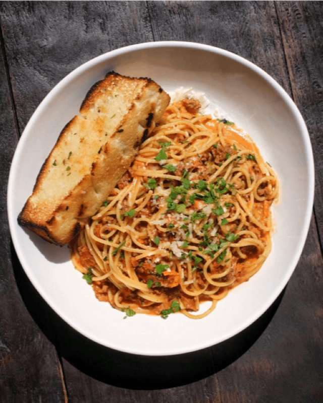 The Grove menu ranges from salads and pastas to soups and fish entrees. (Courtesy Beth Lasita) 