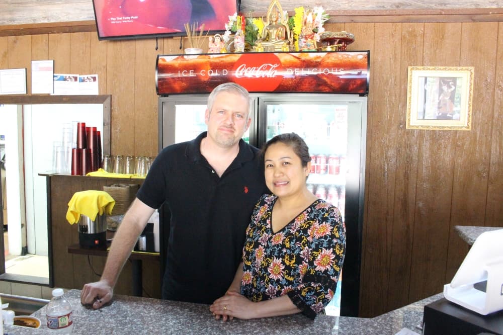 Aaron and Lek Kinler opened Magnolia Thai Restaurant on Jan. 10. (Peyton MacKenzie/Community Impact)