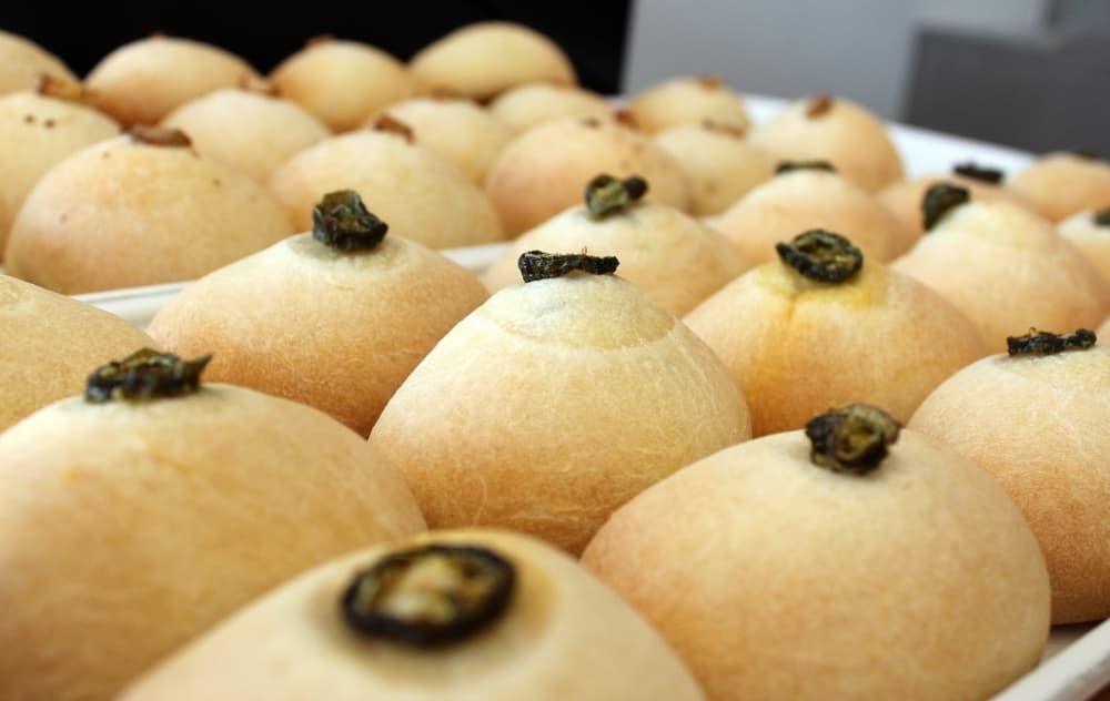 The veggie dog jalapeno kolache.