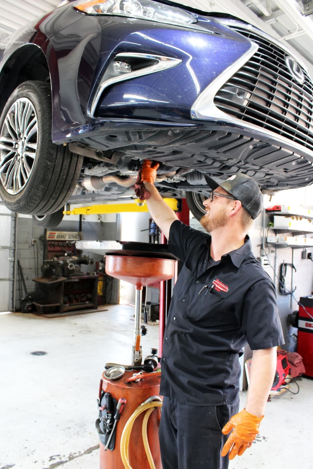 Service Tech Brian Wilson.