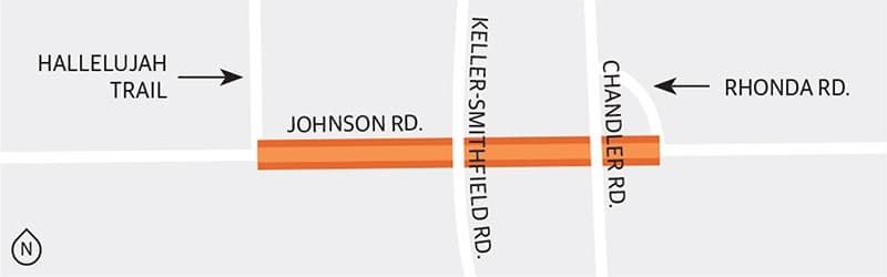 Reconstruction work on Johnson Road in Keller slated to cost $7.2 million