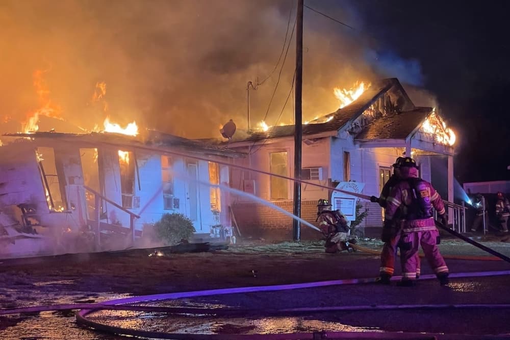 Fire destroys 3 structures near downtown McKinney