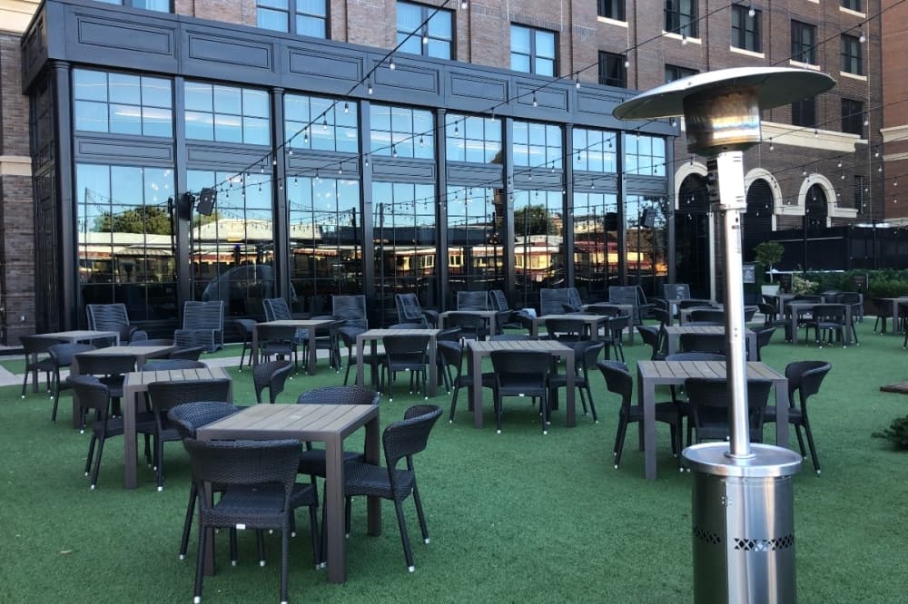 WineYard Grille + Bar serving European-fusion barbecue at Hotel Vin in Grapevine