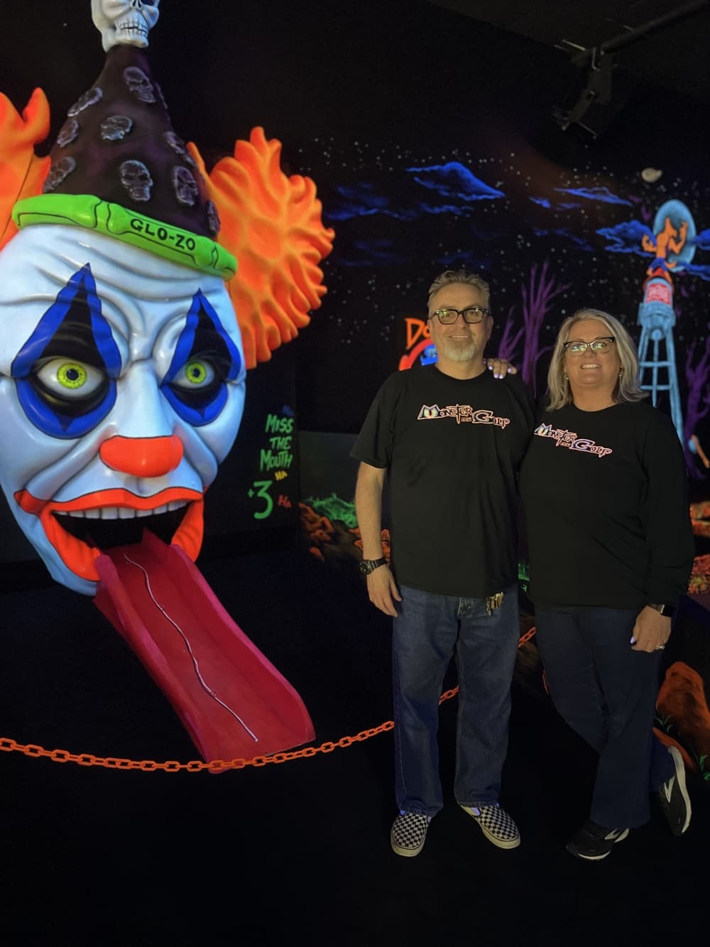 Brian and Holly Hernandez started Monster Mini Golf in Frisco after a trip to Las Vegas. (Karen Harrington/Community Impact)