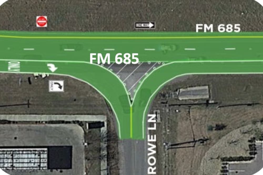 Pflugerville officials approve construction contract for turn lanes at Rowe Lane, FM 685