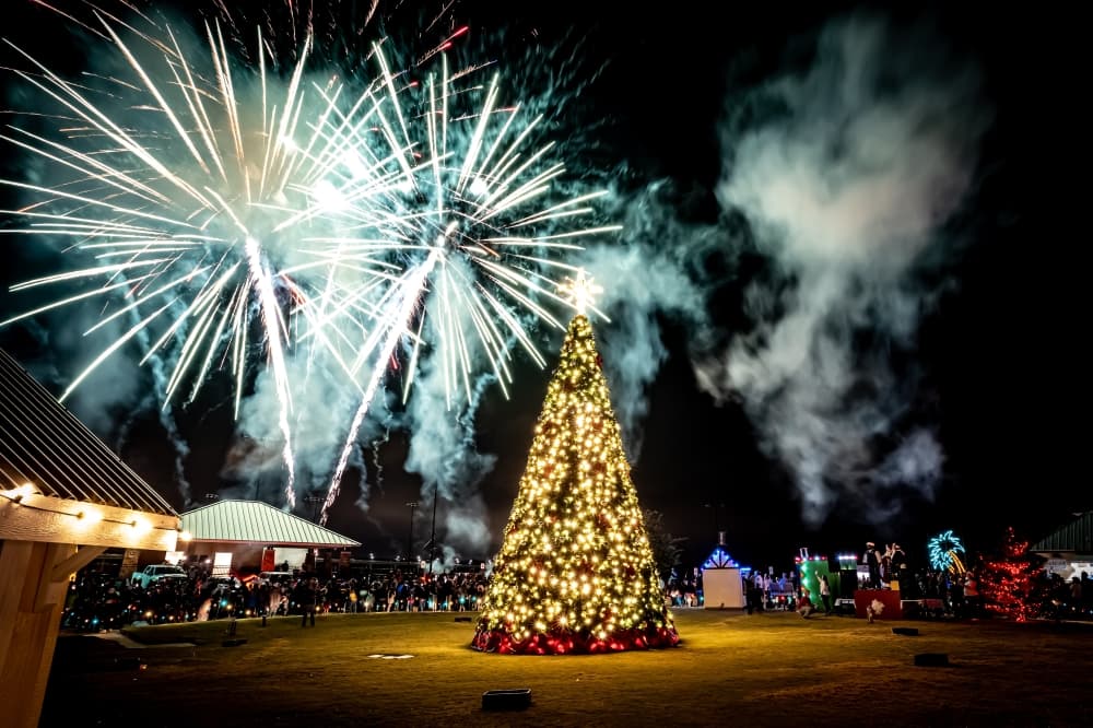 Lights on The Lake will feature a Candy Cane Lane, Frosted Forest, and lighted tunnels, along with holiday displays and Instagrammable spots perfect for holiday pictures. (Town of Little Elm)