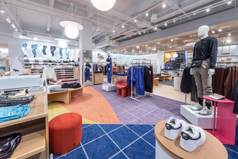Nike by The Woodlands selling footwear, sportswear at Market Street