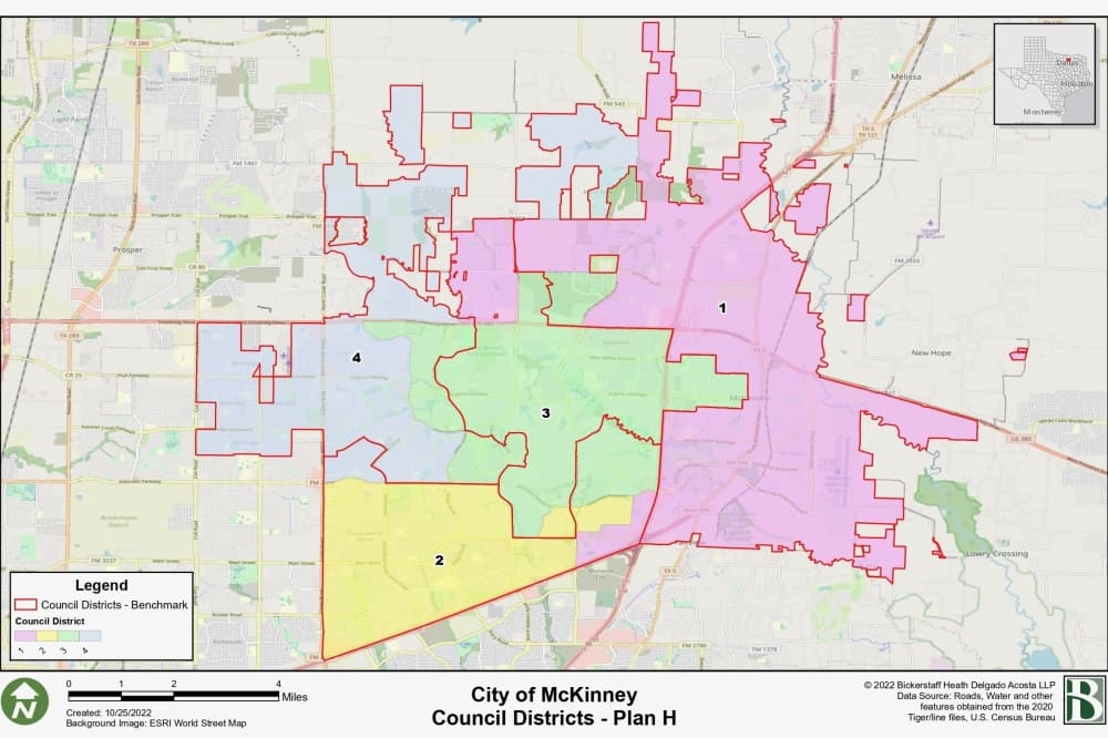 McKinney adopts new map for council districts