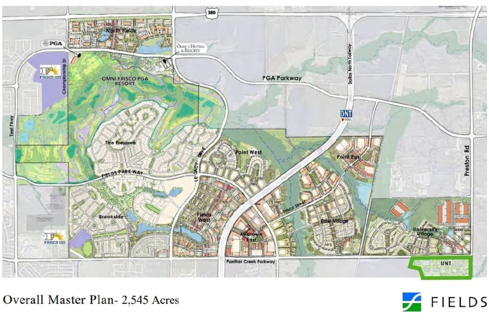 First phase of Fields development construction in Frisco to feature hundreds of home lots