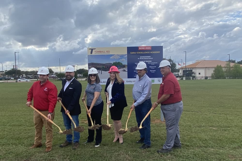 Tomball ISD holds groundbreaking ceremony for prekindergarten center
