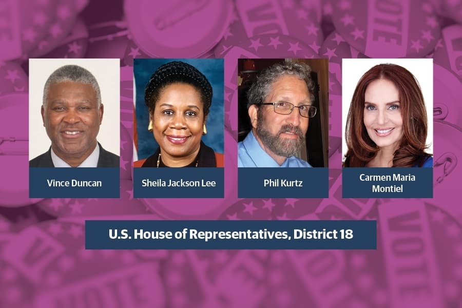 Incumbent Jackson Lee sweeps U.S. House District 18 race