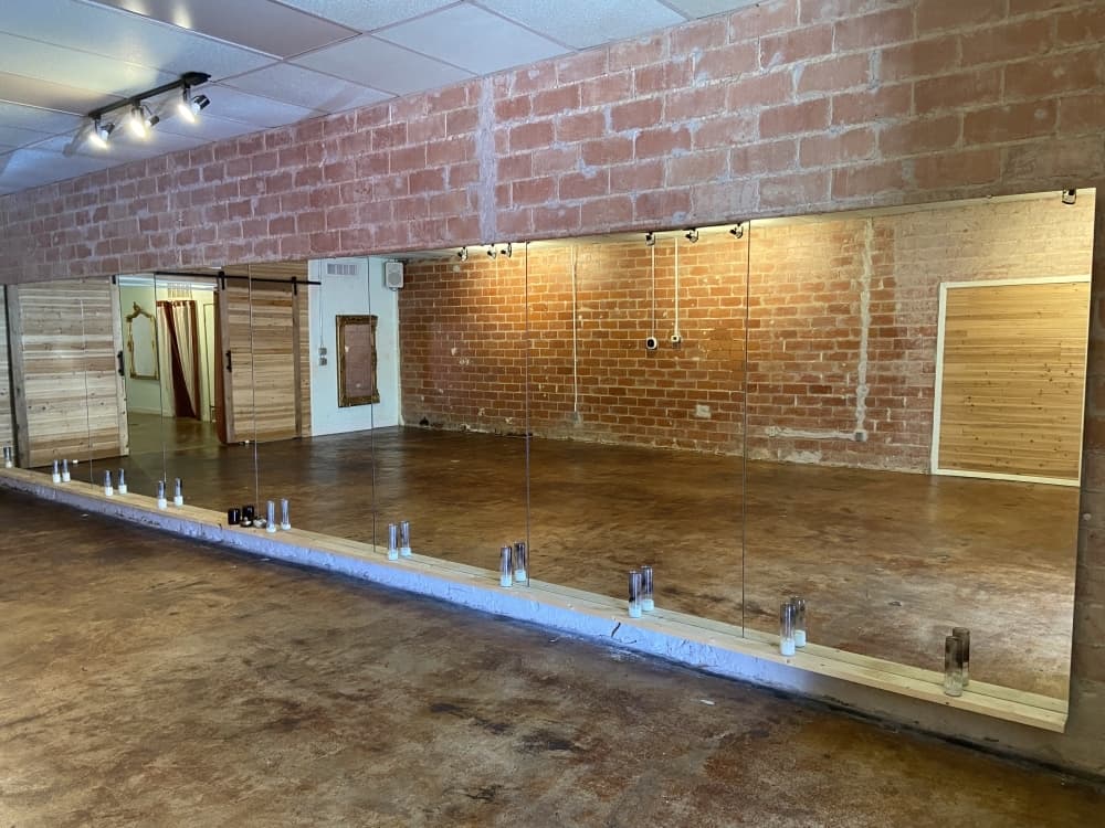 The studio space hosts a number of weekly classes.