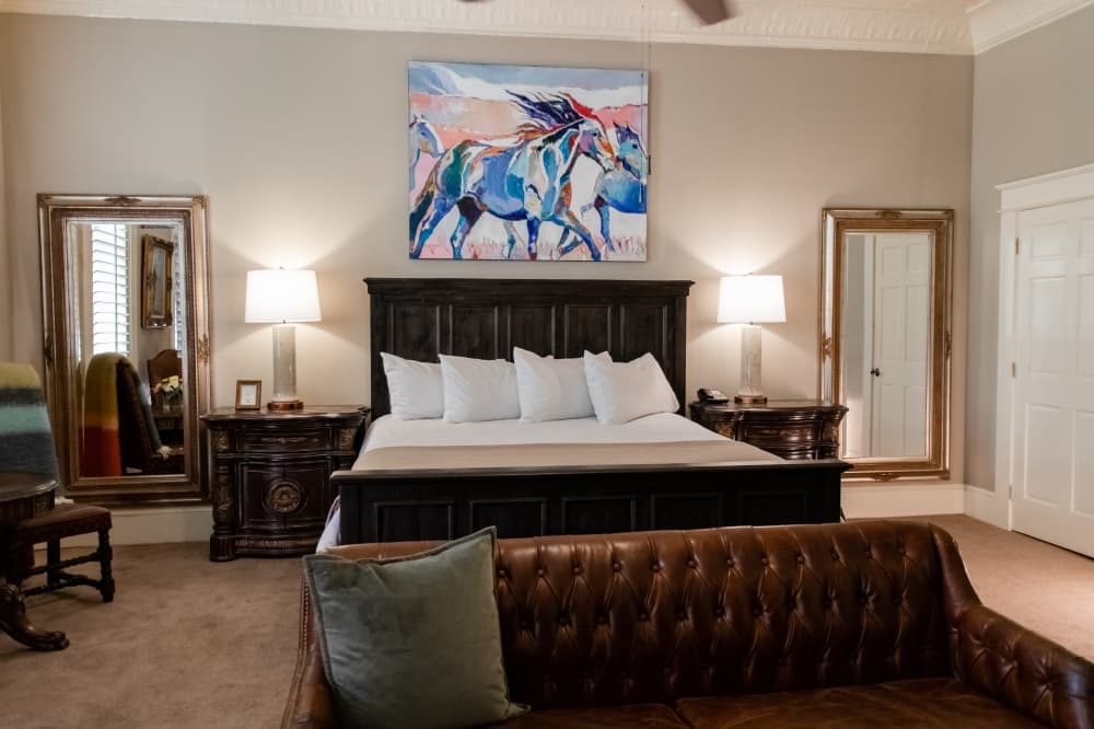 Renovations at the Grand Hotel included adding art from local North Texas artists. (Courtesy Wells Group)