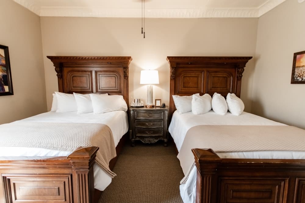 A local artisan created 100 lamps for the hotel rooms, Well said. (Courtesy Wells Group)