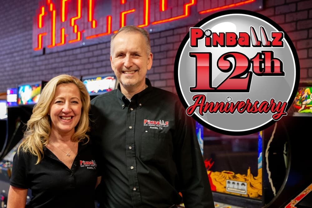 Party destination and entertainment venue Pinballz to celebrate 12 years of bringing Austinites together