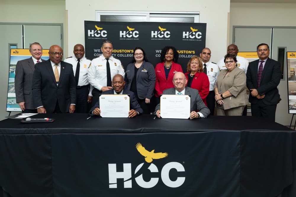 Houston forms partnership with Houston Community College to provide emergency service training to city's firefighters