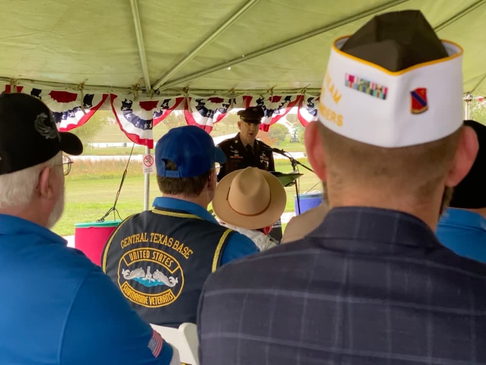 Inaugural event honors veterans at Yonders Point in Round Rock's Old Settlers Park