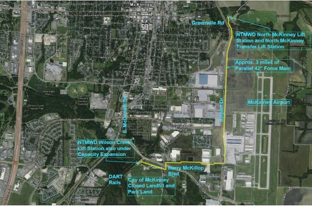 Regional water district to start work on new sewer line in McKinney