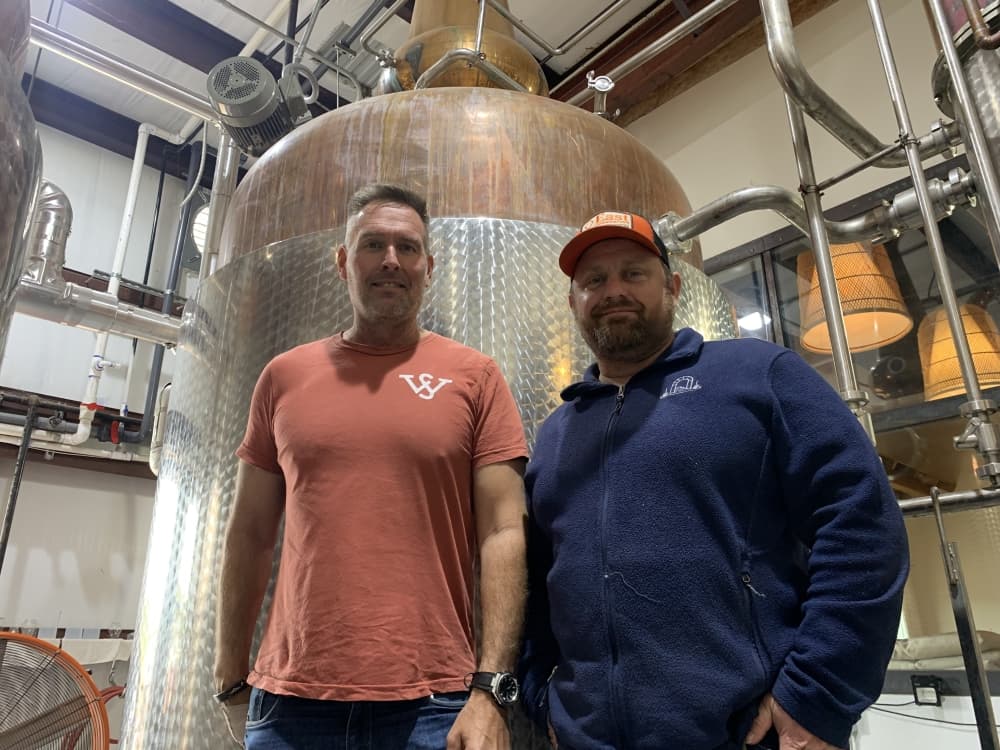 From left: Brent Looby and Ryan Campbell founded Desert Door with Judson Kauffman, not pictured. (Amanda Cutshall/Community Impact)