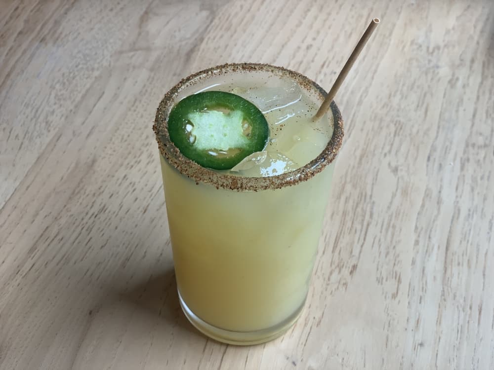 One of Desert Door Distillery’s most popular drinks is the Spicy Matadoor. (Amanda Cutshall/Community Impact)