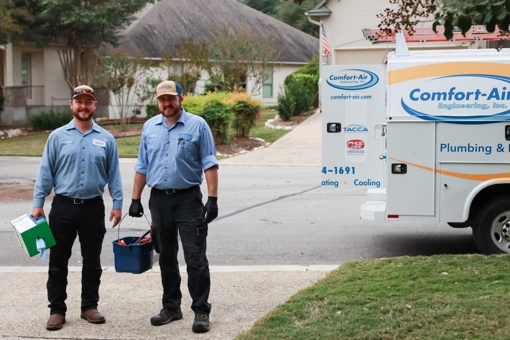 Comfort Air Engineering & Primo Plumbing's expansion to San Marcos will offer residential plumbing, cooling and heating services as well as maintenance, repairs, and backflow testing. (Comfort Air Engineering & Primo Plumbing)
