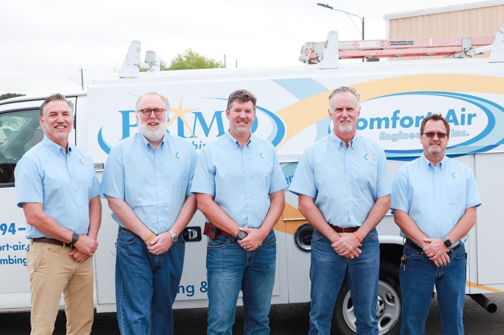 Comfort Air Engineering & Primo Plumbing's expansion to San Marcos will offer residential plumbing, cooling and heating services as well as maintenance, repairs, and backflow testing. (Comfort Air Engineering & Primo Plumbing)