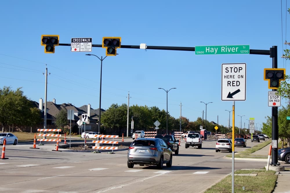 Crews adding 2 lanes in Frisco with Coit Road widening project