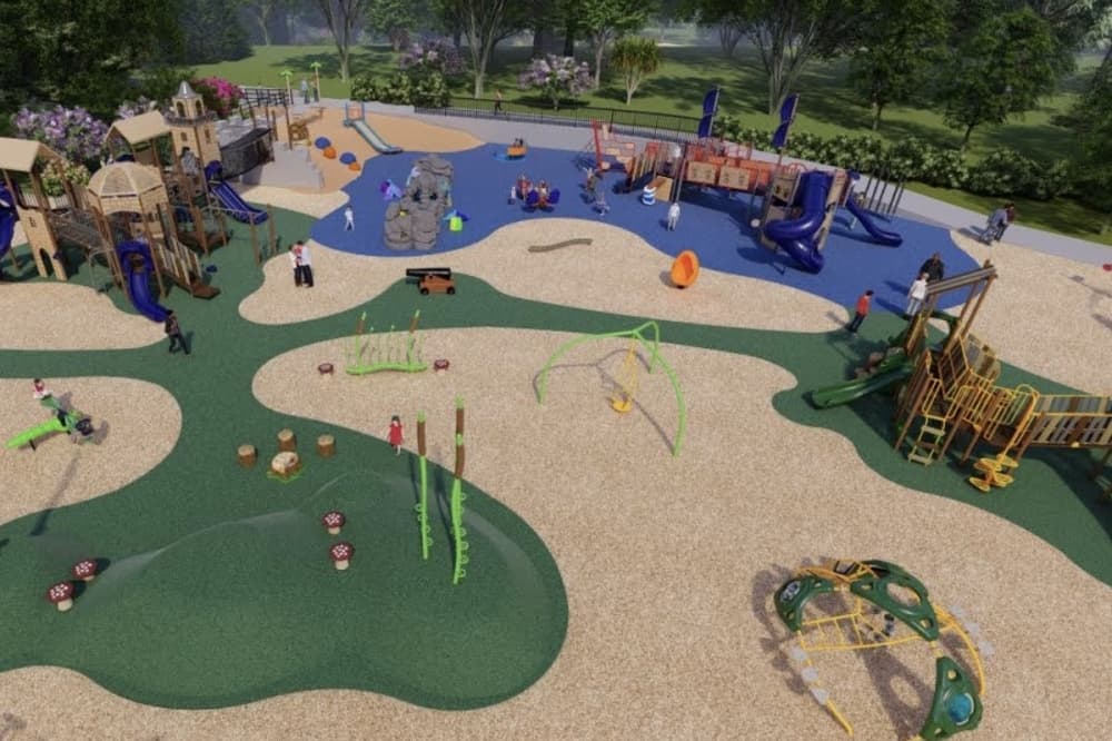 Construction of Mitchell’s Landing begins at Stone Oak-area park