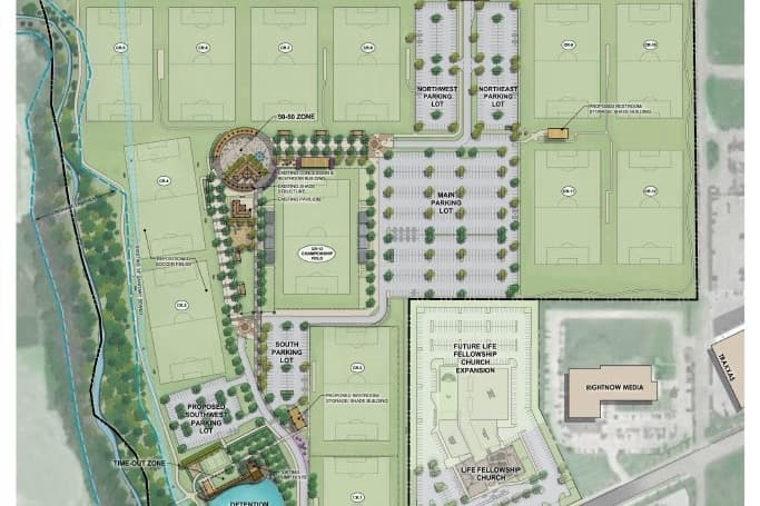 The $25 million project will include renovations to all of the facility's sports fields. (Courtesy city of McKinney)