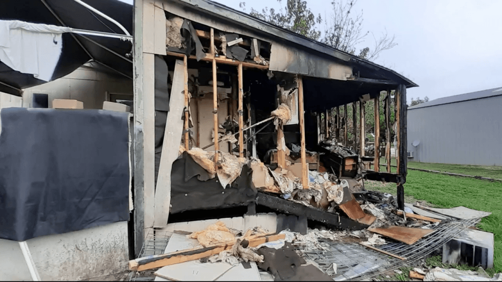The damage and disrepair to local veteran Jimmy Ball's house. (Habitat for Humanity of Collin County)