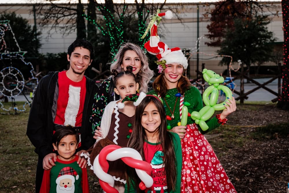 Walk into a real life Christmas card and experience festive sights, pretty lights, and all things nice. (City of Farmers Branch)