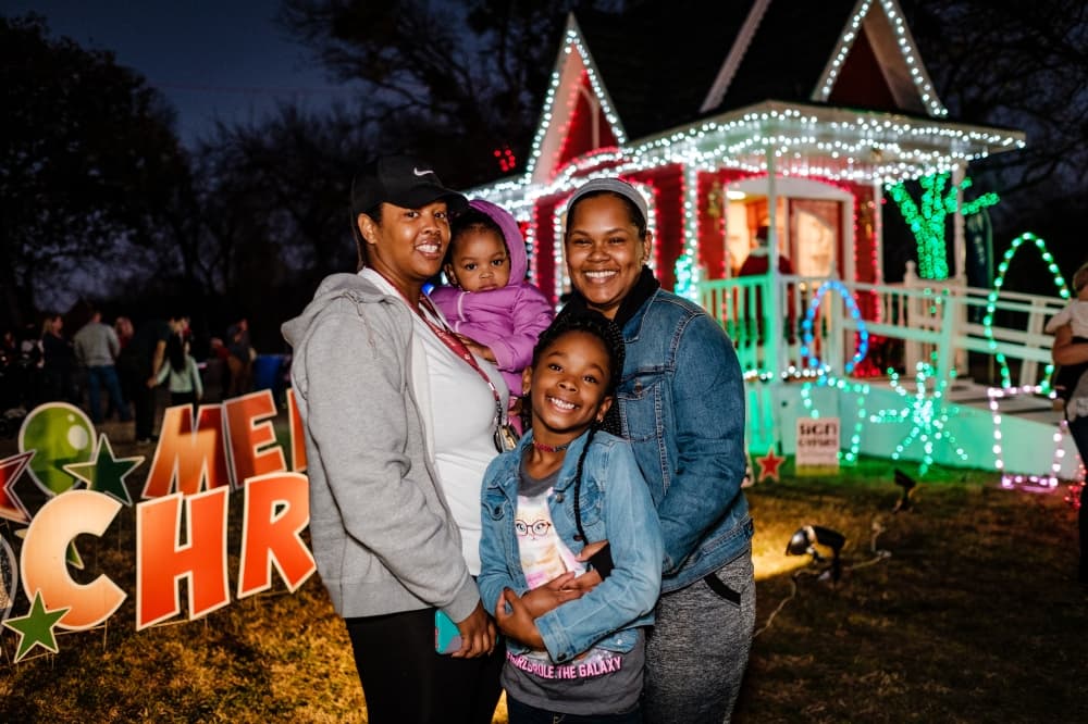 Walk into a real life Christmas card and experience festive sights, pretty lights, and all things nice. (City of Farmers Branch)