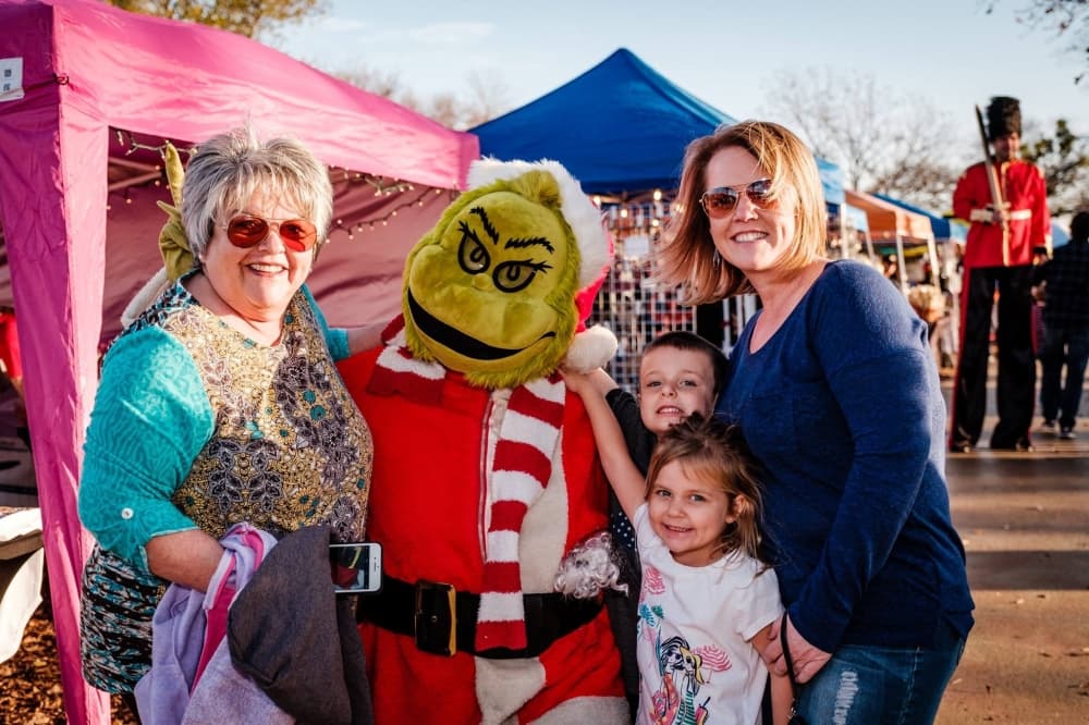 Walk into a real life Christmas card and experience festive sights, pretty lights, and all things nice. (City of Farmers Branch)