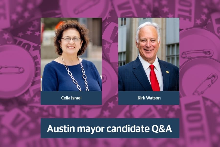 Q&A: Austin mayoral candidates Celia Israel, Kirk Watson heading to runoff election Dec. 13