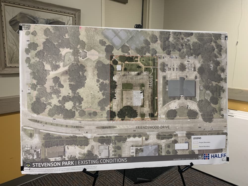 Friendswood unveils options for Stevenson Park parking lot