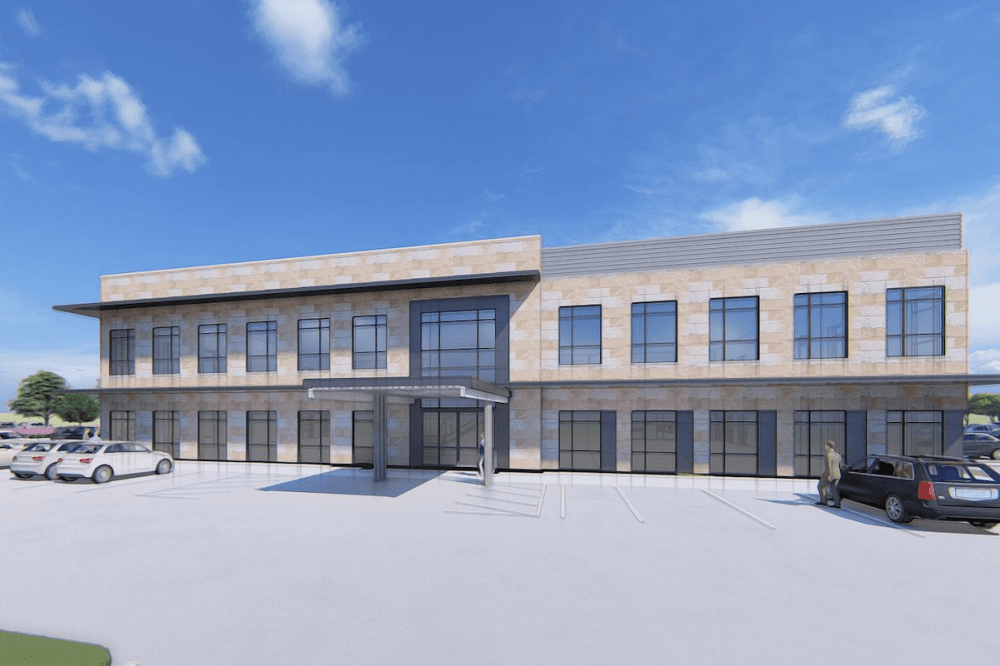 Work progresses on Hero Way medical office in Leander