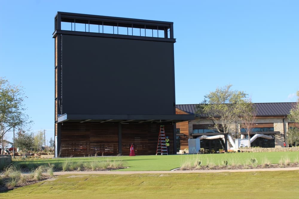 Jumbotron screen overlooking The Dance Floor