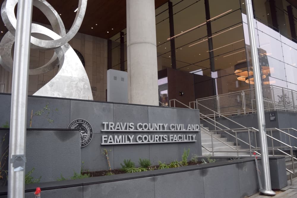 The Travis County Civil and Family Courts Facility includes 25 court rooms.(Darcy Sprague/Community Impact)