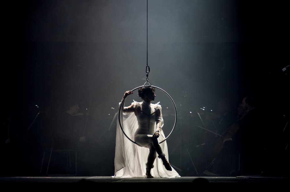 Take in acrobats, aerialists, hilarious hijinks and holiday cheer, at “Cirque Musica Holiday Wonderland” (Courtesy Cirque Musica)