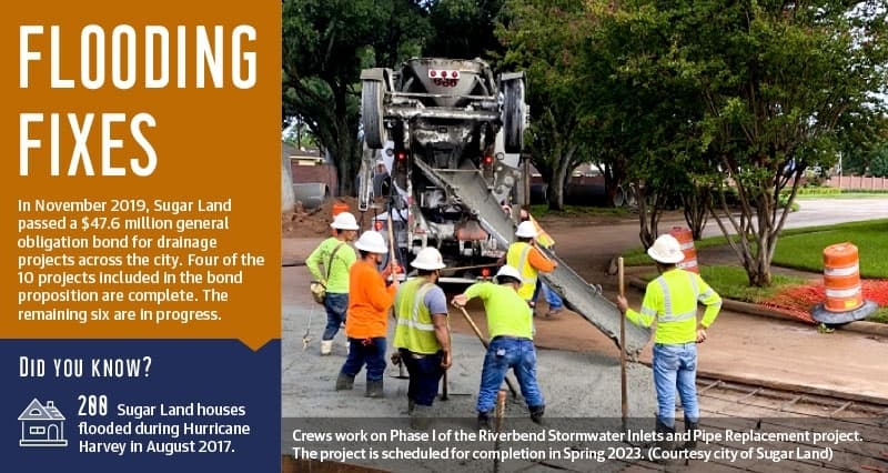 City of Sugar Land wraps up 2019 bond-funded drainage projects