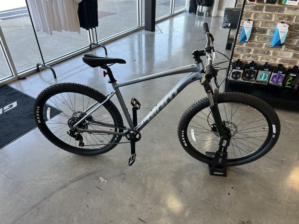 Giant Talon 29 2 is a men’s hardtail mountain bike. ($750) (Zacharia Washington/Community Impact)