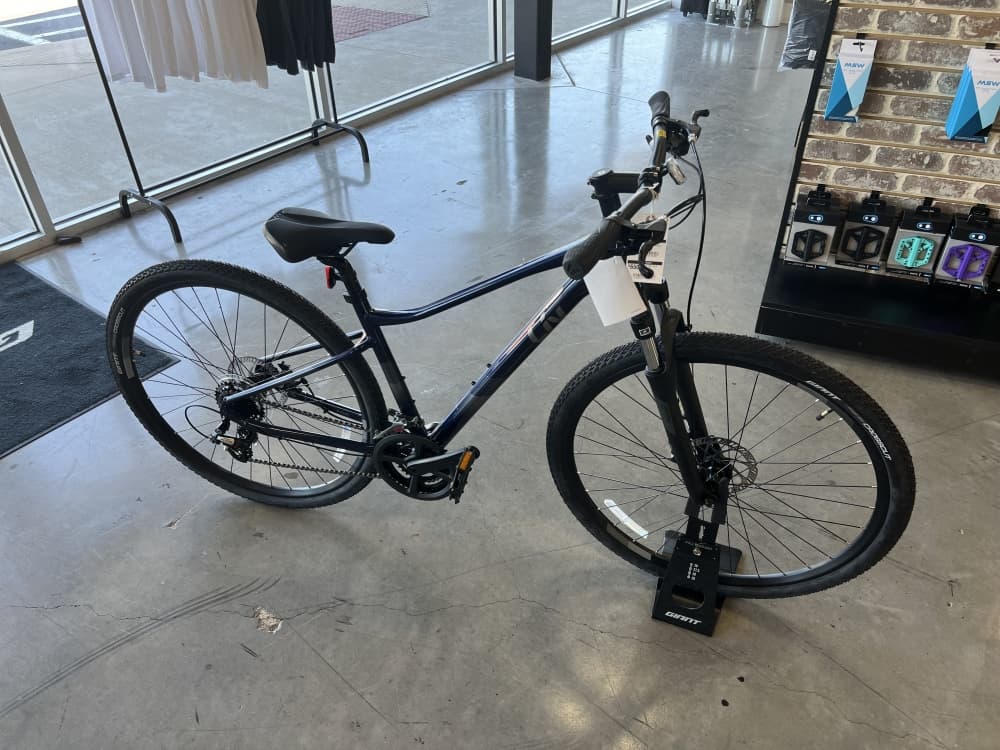 Liv Rove 4 is a women’s crossover bike good for trails and the road. ($650) (Zacharia Washington/Community Impact)