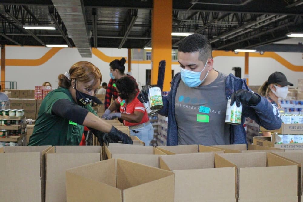 
The North Texas Food Bank educates the public and government officials about hunger problems.