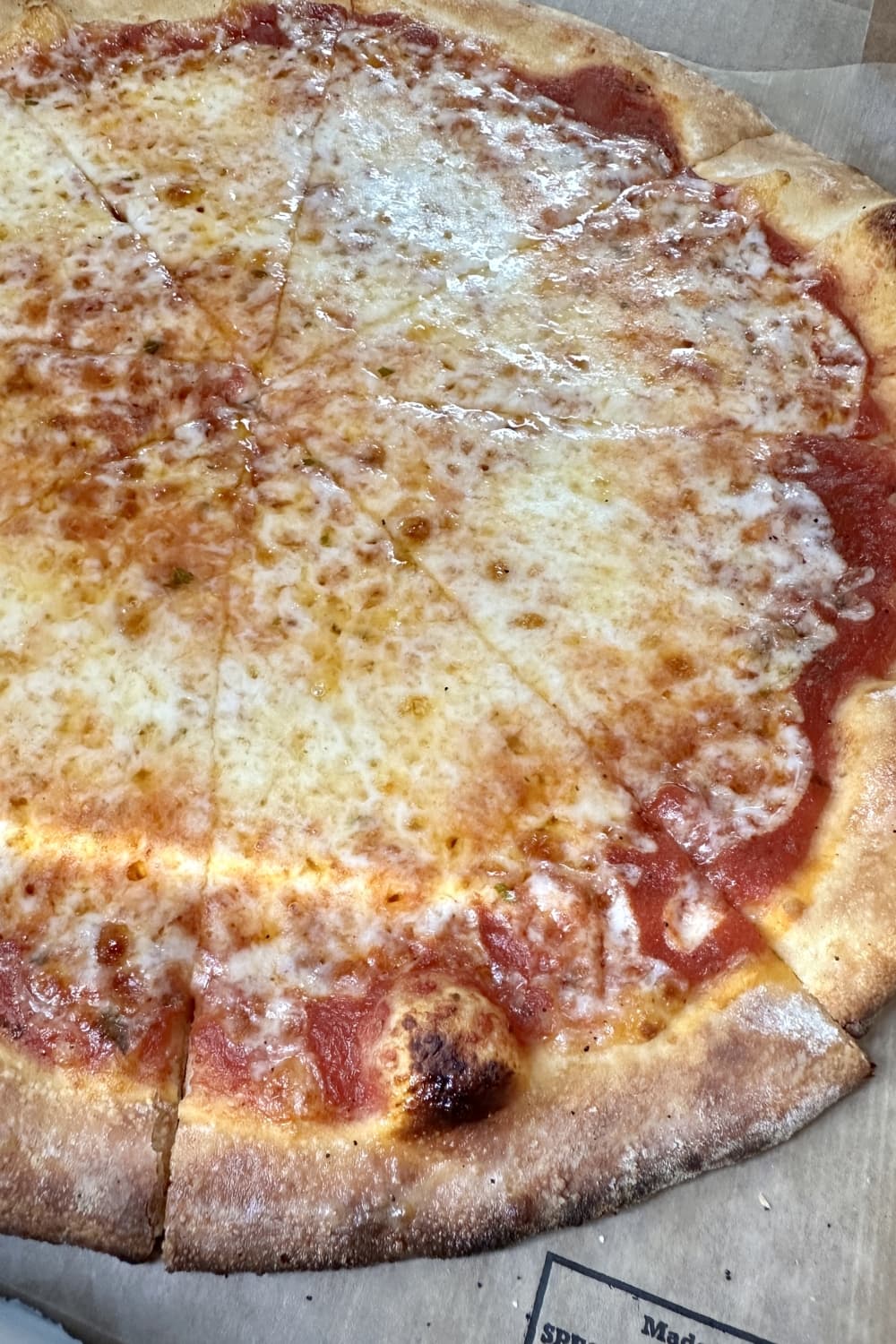 Cheese pizza