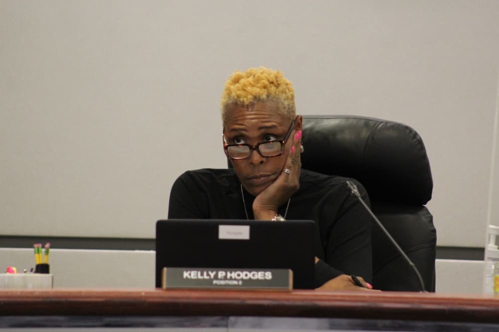 On Dec. 6, Spring ISD Board Secretary Kelly P. Hodges was chosen to continue in her role after a unanimous vote by trustees. (Emily Lincke/Community Impact)